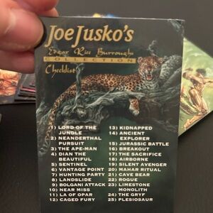 HALF OFF!!! Joe Jusko's Edgar Burroughs Collection Trading Cards Tarzan 1-60